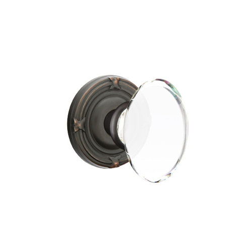 Emtek Dummy Knobset w/ Ribbon & Reed and Hampton Glass Knob Wayfair